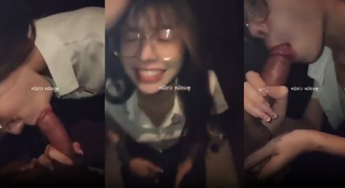 คลิปหลุดนร. เงี่ยนหีคาร้าน กินไม่ทันเมาเงี่ยนไม่ไหว ลากมาอมให้ในห้องน้ำชักอมดูดเสียวหีหน้าเงี่ยนไม่ไหวเล่นดูดจนน้ำควยทะลักเลียวหัวควยโครต!