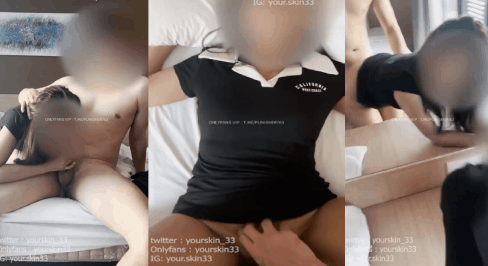 คลิปหลุดล่าสุด yourskin33 น้ำแฉะล้นรูโดนนัดเย็ดกระเด้าหีรัวบีบเต้าแตกกระแทกมิดลำหน้ากระจกจนระเบิดน้ำจู๋ใส่ปากฟินสะใจที่สุด
